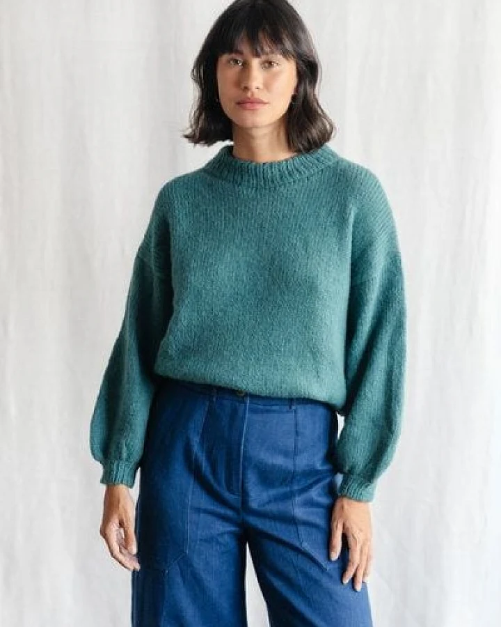 Jyoti - Fair Works Baby-Alpaka Strickpullover Lupuna