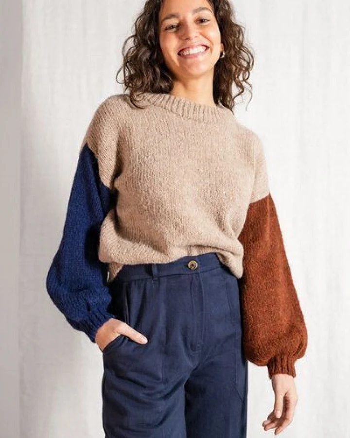 Jyoti - Fair Works Baby-Alpaka Strickpullover Lupuna