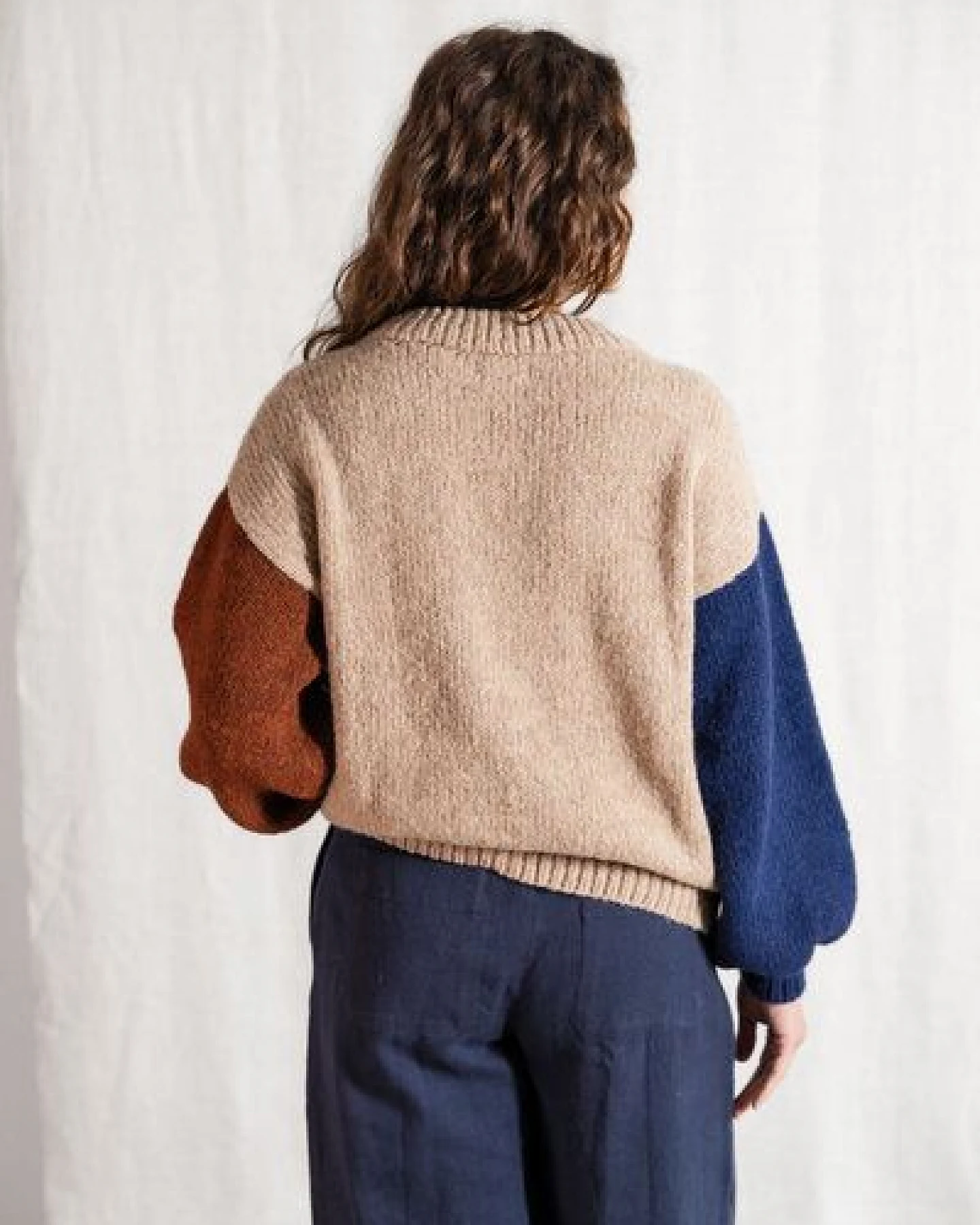Jyoti - Fair Works Baby-Alpaka Strickpullover Lupuna – Ansicht 3