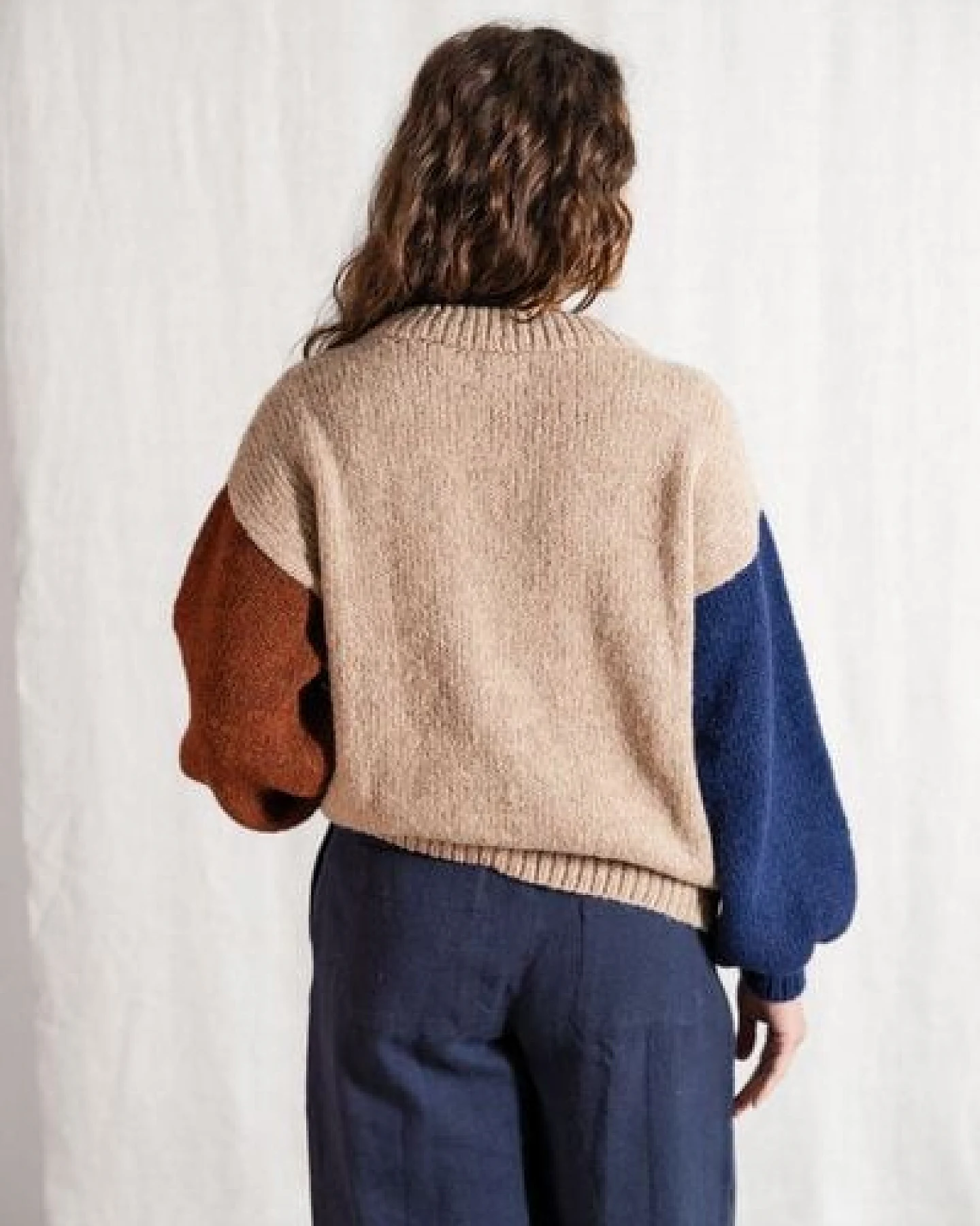Jyoti - Fair Works Baby-Alpaka Strickpullover Lupuna – Ansicht 3
