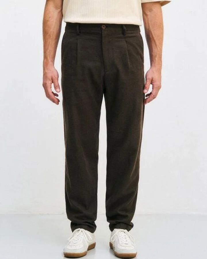 Rotholz Everyday Flanell Hose aus Bio Baumwolle