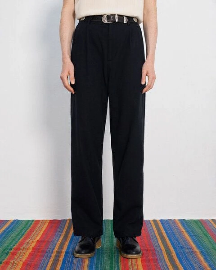 Rotholz Flanell Pantalone aus Bio Baumwolle