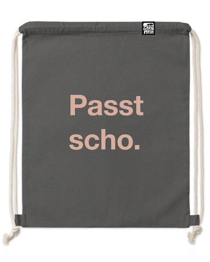 GARY MASH Gym Bag Passt scho. aus extra robuster Biobaumwolle