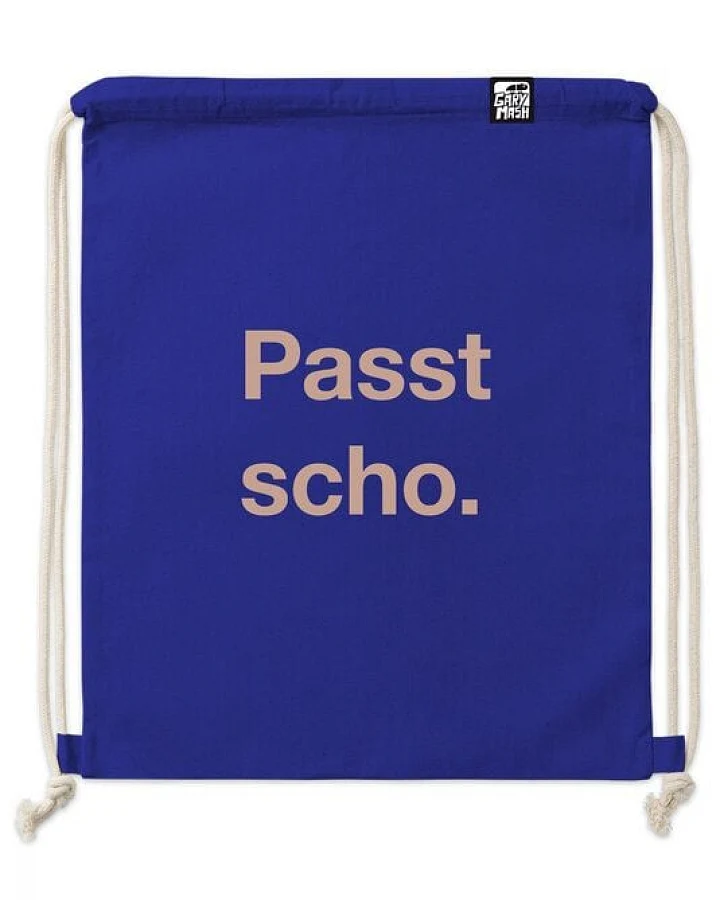 GARY MASH Gym Bag Passt scho. aus extra robuster Biobaumwolle