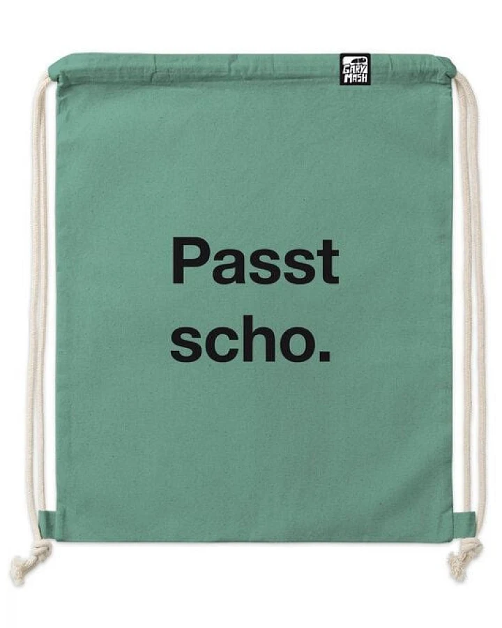 GARY MASH Gym Bag Passt scho. aus extra robuster Biobaumwolle