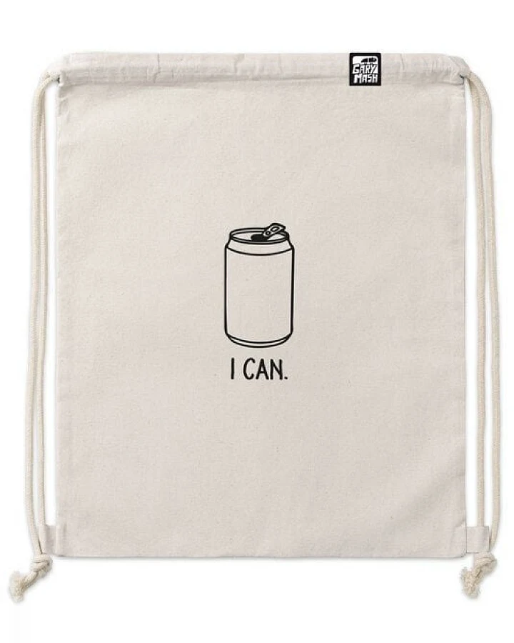 GARY MASH Gym Bag I Can. aus extra robuster Biobaumwolle