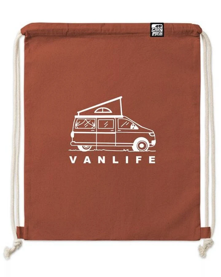 GARY MASH Gym Bag VANLIFE aus extra robuster Biobaumwolle