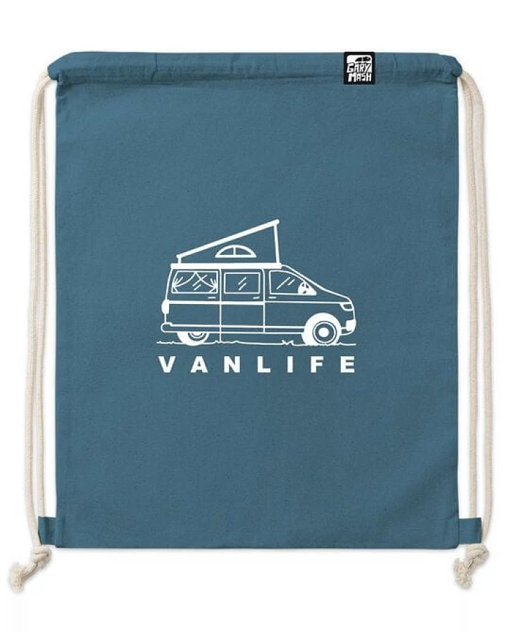 GARY MASH Gym Bag VANLIFE aus extra robuster Biobaumwolle