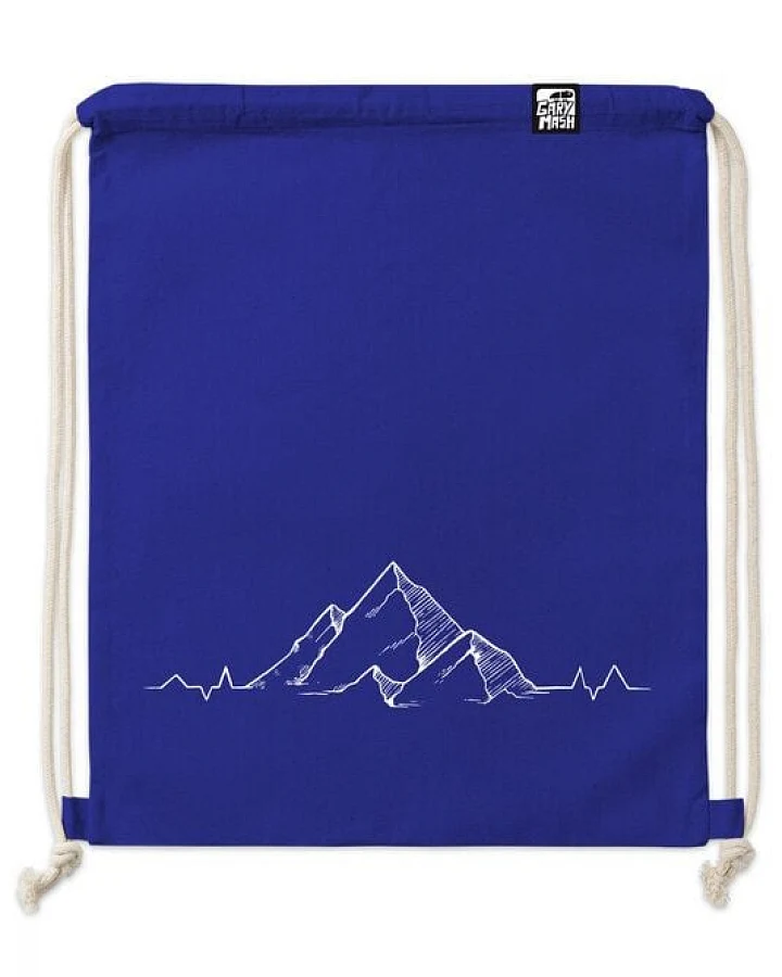 GARY MASH Gym Bag Mountainbeat aus extra robuster Biobaumwolle