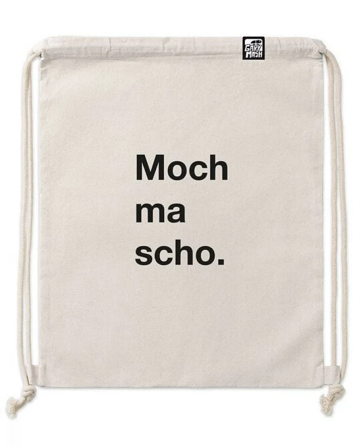 GARY MASH Gym Bag Moch ma scho. aus extra robuster Biobaumwolle