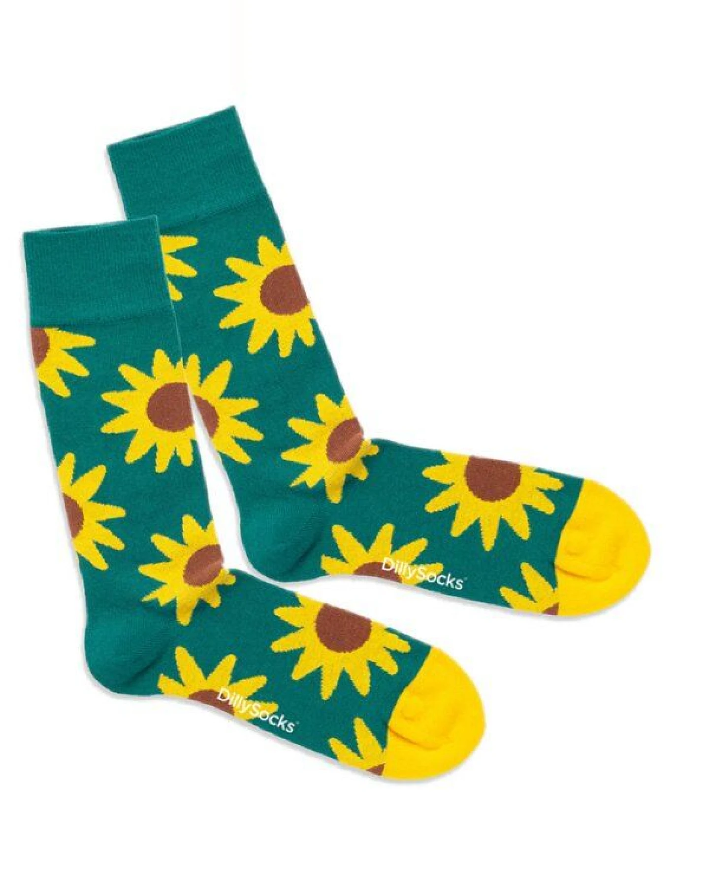 DillySocks Bunte Socken, Bio Baumwolle, Blooming Sunflower – Ansicht 2
