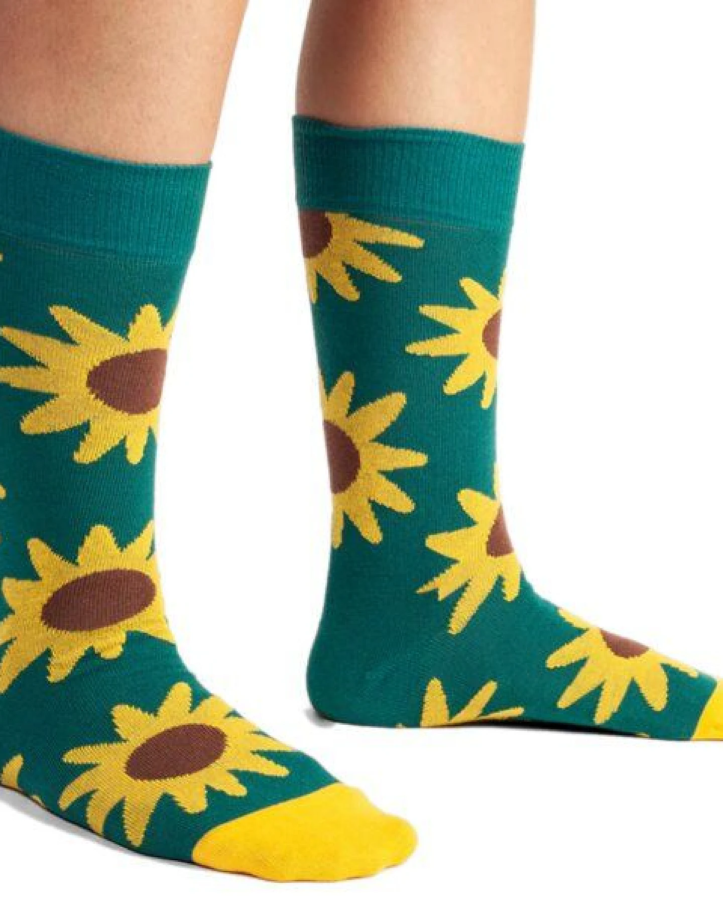 DillySocks Bunte Socken, Bio Baumwolle, Blooming Sunflower – Ansicht 2