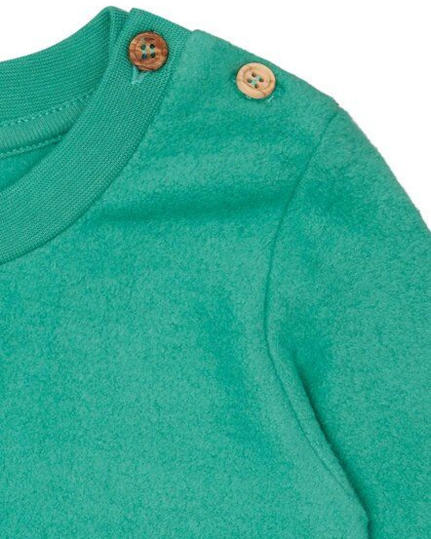 loud + proud Babys & Kinder Fleece-Sweatshirt, GOTS-zertifiziert – Ansicht 3