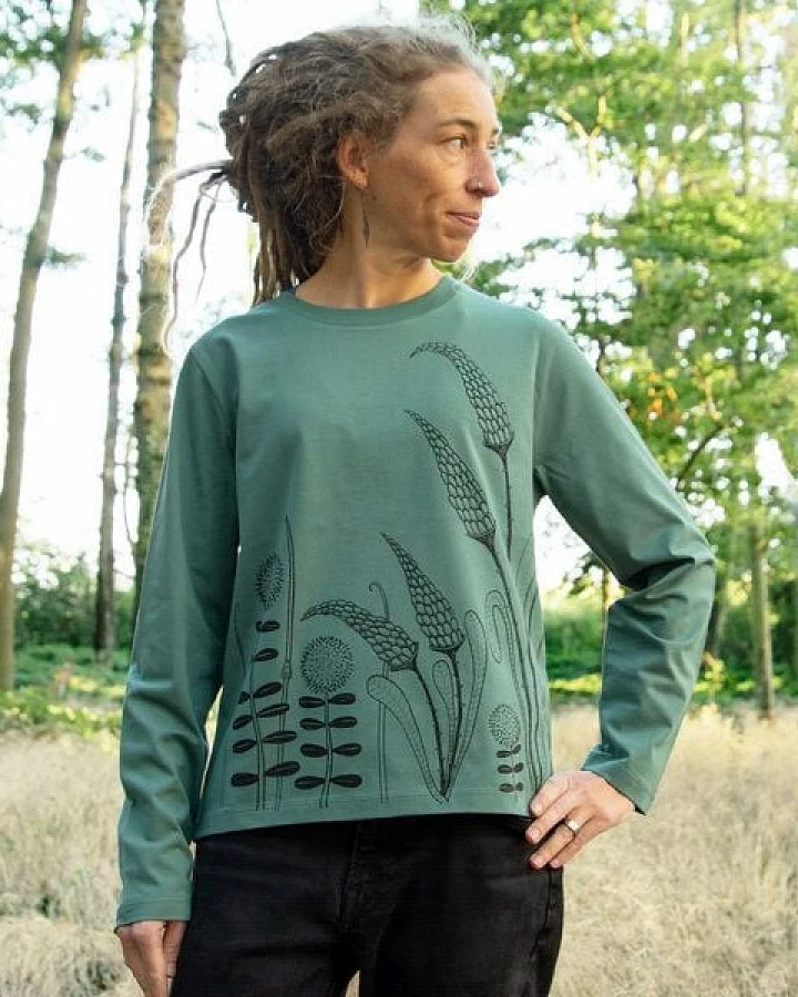 Cmig Waldwiese Langarmshirt in green bay