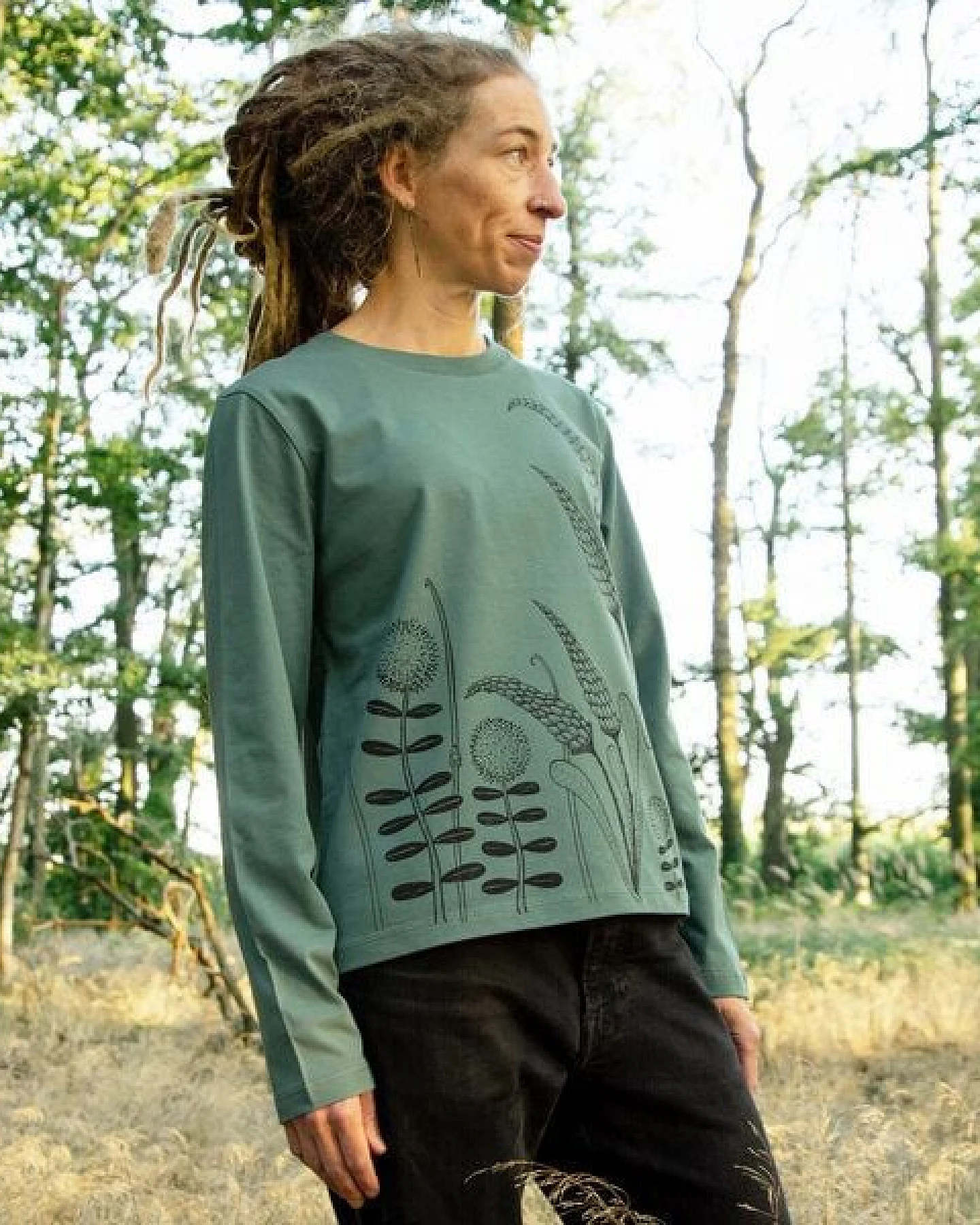 Cmig Waldwiese Langarmshirt in green bay – Ansicht 4