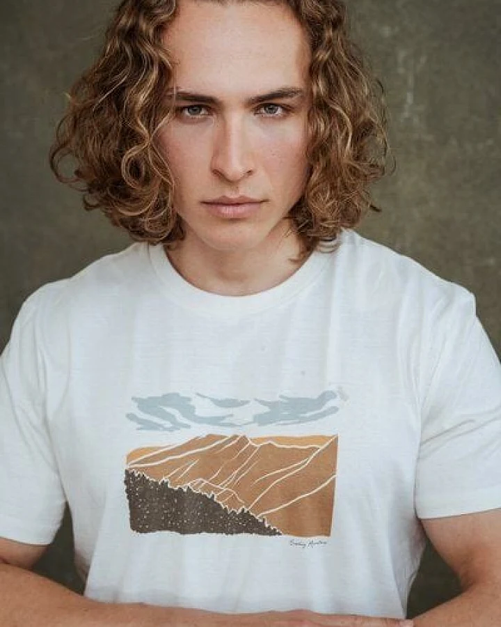 Kultgut NEW Upcycling Generation- Artdesign - Bioshirt /Smokey Mountain
