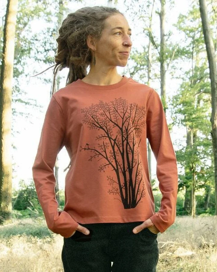 Cmig Erle mit Elster Langarmshirt