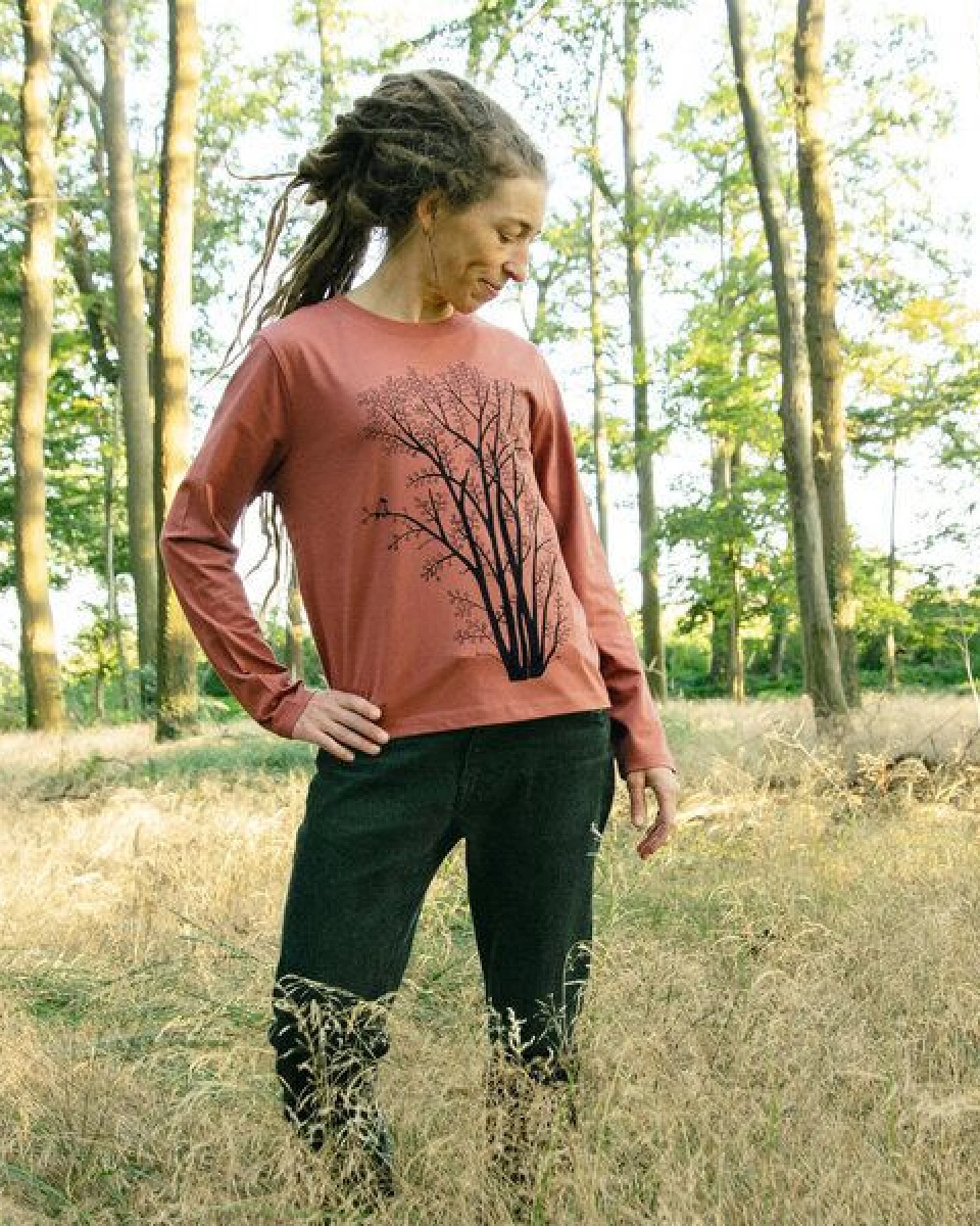 Cmig Erle mit Elster Langarmshirt – Ansicht 3