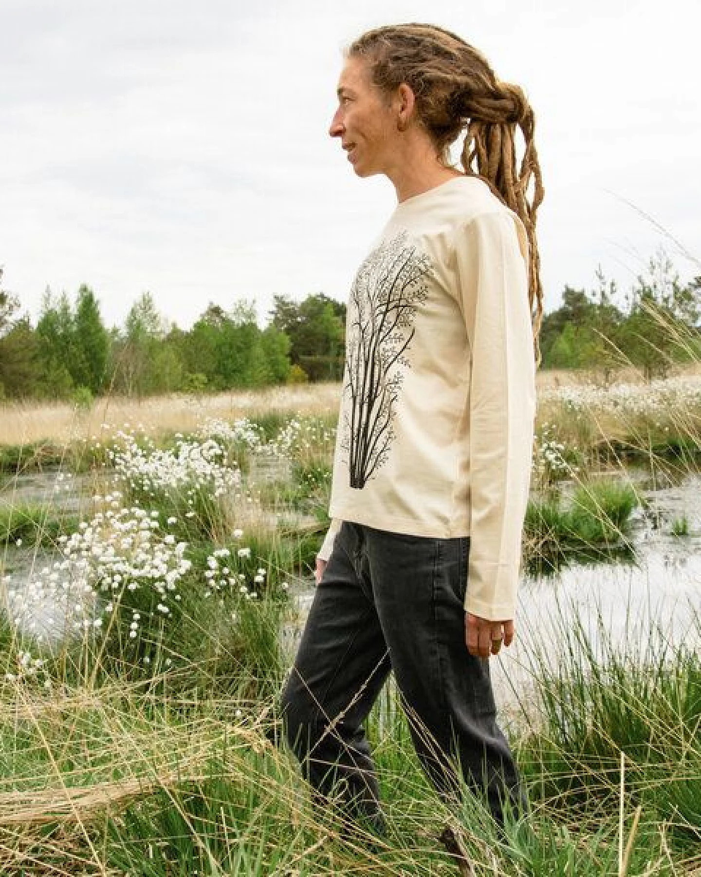 Cmig Erle mit Elster Langarmshirt – Ansicht 4