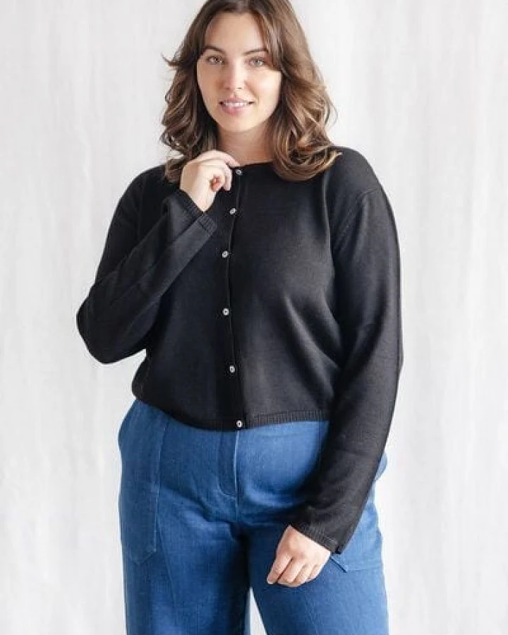 Jyoti - Fair Works Baby-Alpaka Strickcardigan Navan