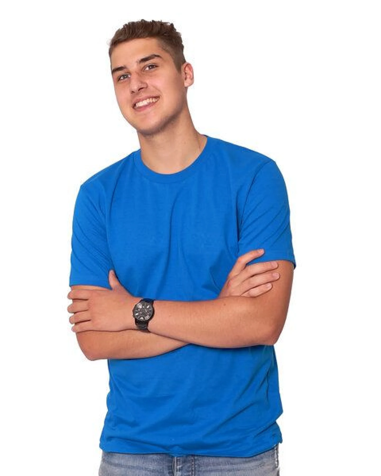 HANDGEDRUCKT "Free Your Mind" Männer T-Shirt von EarthPositive – Ansicht 2