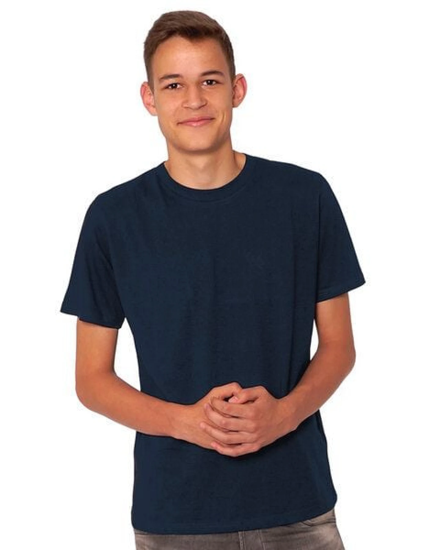 HANDGEDRUCKT "Free Your Mind" Männer T-Shirt von EarthPositive – Ansicht 2