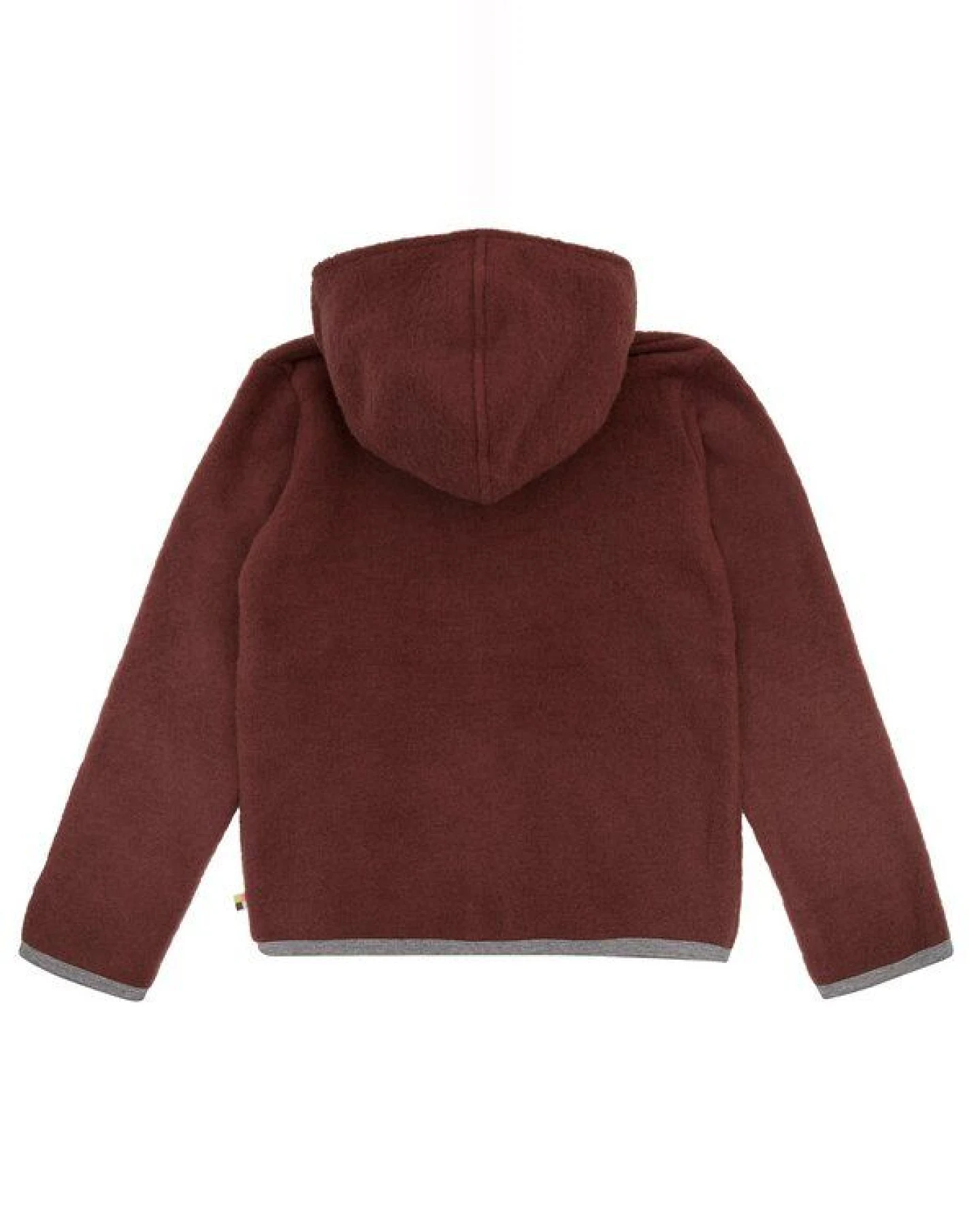 loud + proud Babys & Kinder Wollfleece-Jacke mit Kapuze, GOTS-zertifiziert – Ansicht 2