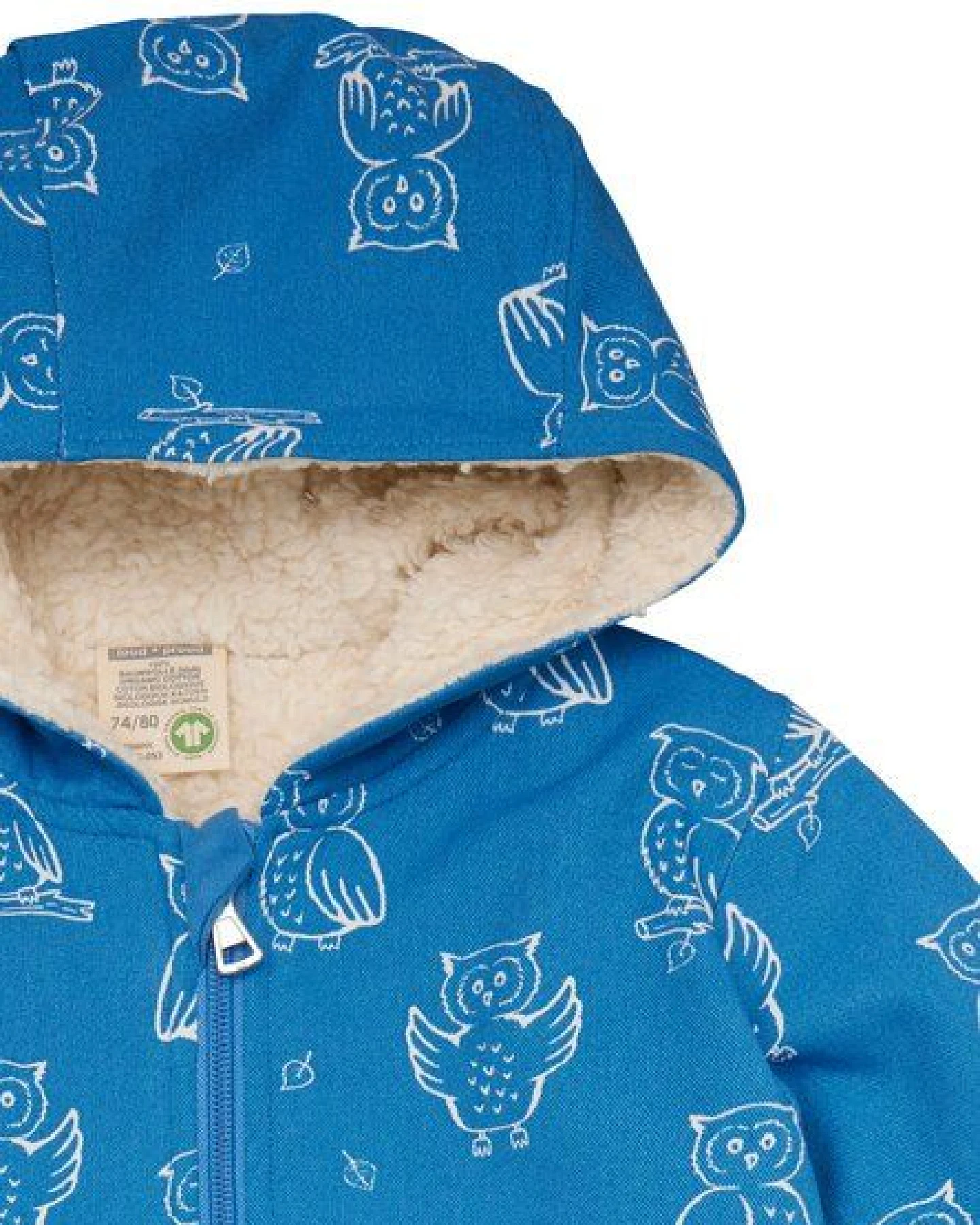 loud + proud Babys & Kinder Wasserabweisender Overall mit Teddyfutter, , GOTS-zertifiziert – Ansicht 3