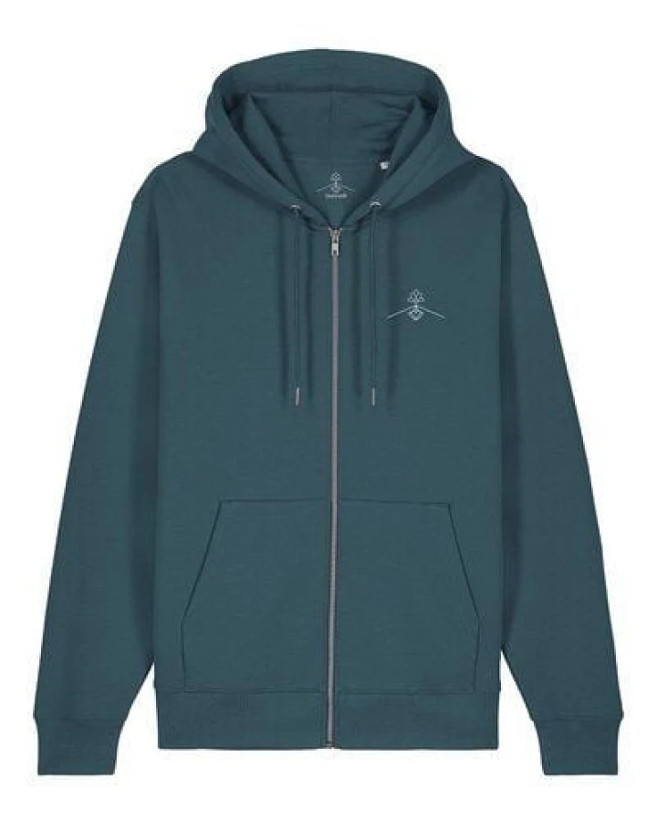Greener Aralia Sweatshirt aus Bio-Baumwolle mit Reißverschluss