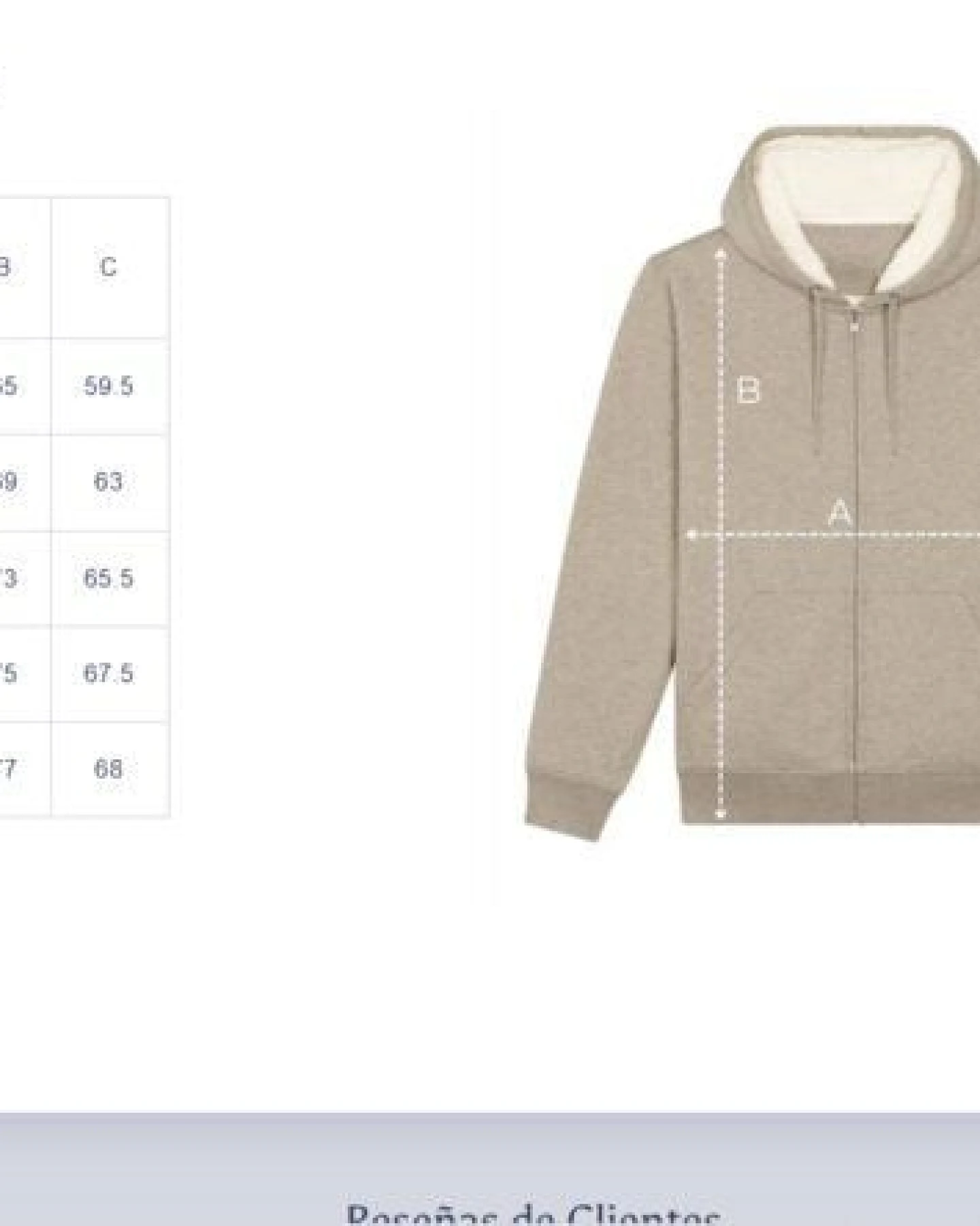 Greener Aralia Sweatshirt aus Bio-Baumwolle mit Reißverschluss – Ansicht 2
