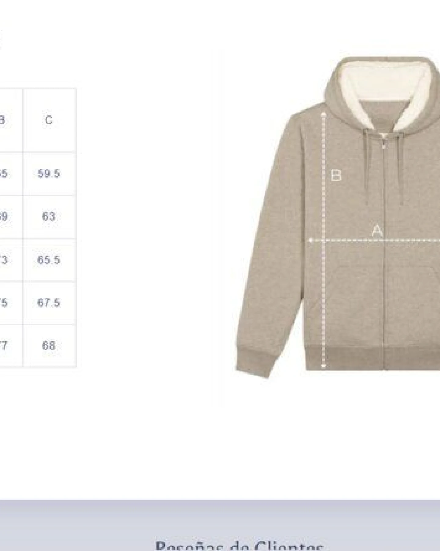 Greener Aralia Sweatshirt aus Bio-Baumwolle mit Reißverschluss – Ansicht 2
