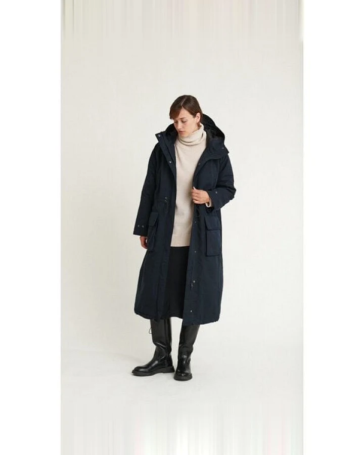 Basic Apparel Wintermantel Ajlin Parka aus recyceltem Polyester