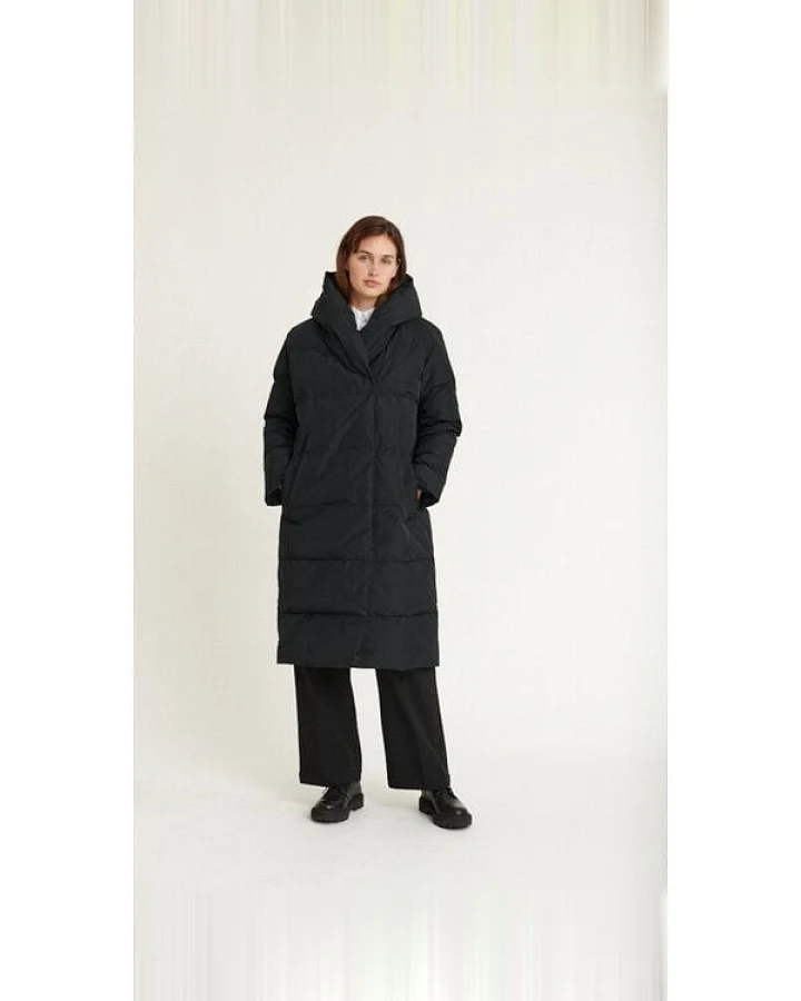 Basic Apparel Wintermantel Tenna Shawl Collar Parka aus recyceltem Polyester