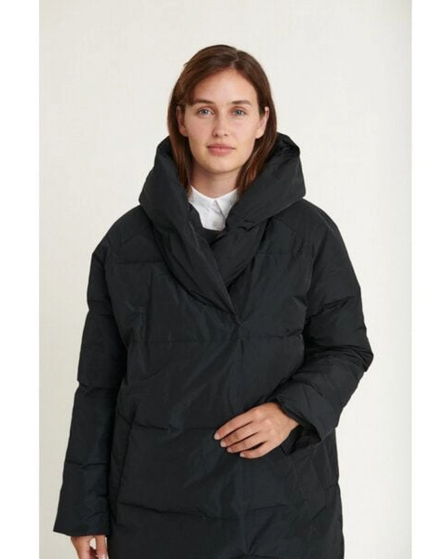 Basic Apparel Wintermantel Tenna Shawl Collar Parka aus recyceltem Polyester – Ansicht 4