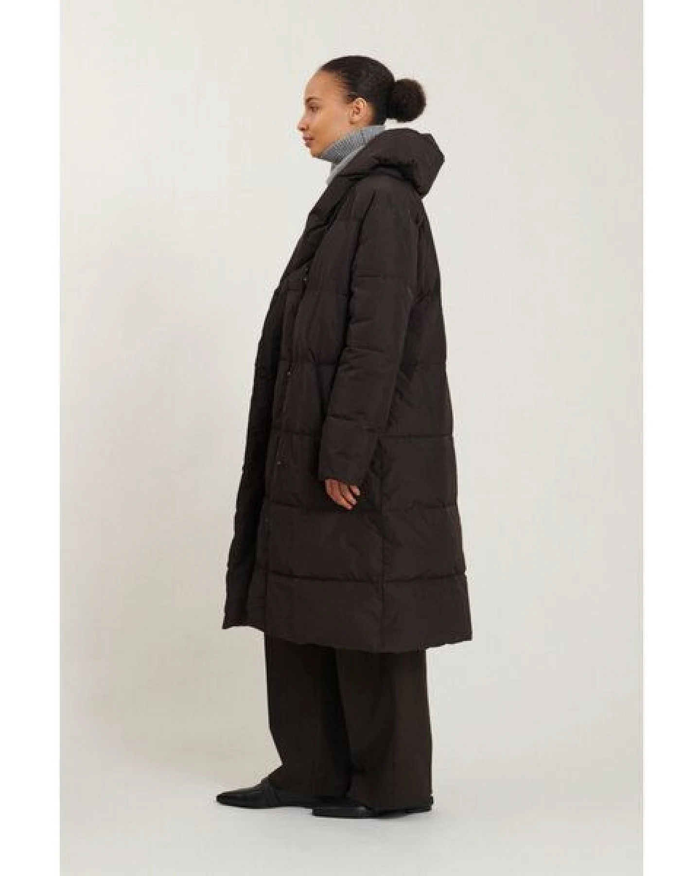 Basic Apparel Wintermantel Tenna Shawl Collar Parka aus recyceltem Polyester – Ansicht 2