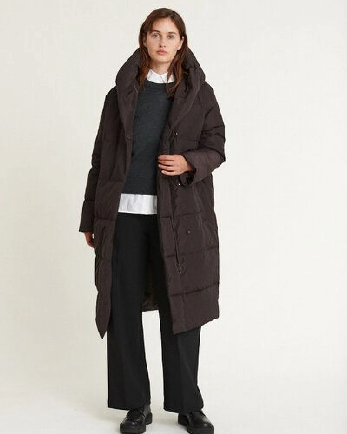 Basic Apparel Wintermantel Tenna Shawl Collar Parka aus recyceltem Polyester – Ansicht 2