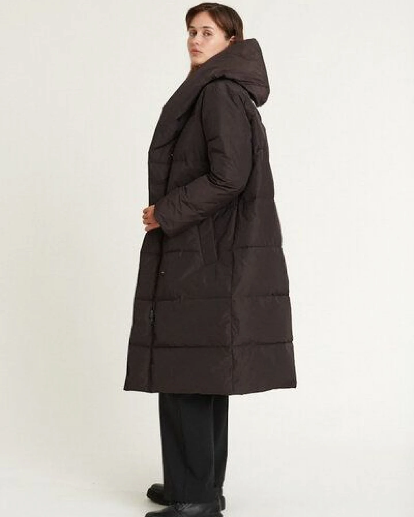 Basic Apparel Wintermantel Tenna Shawl Collar Parka aus recyceltem Polyester – Ansicht 3