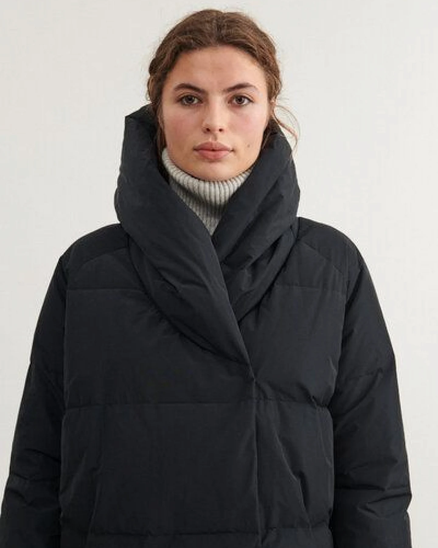 Basic Apparel Wintermantel Tenna Shawl Collar Parka aus recyceltem Polyester – Ansicht 3