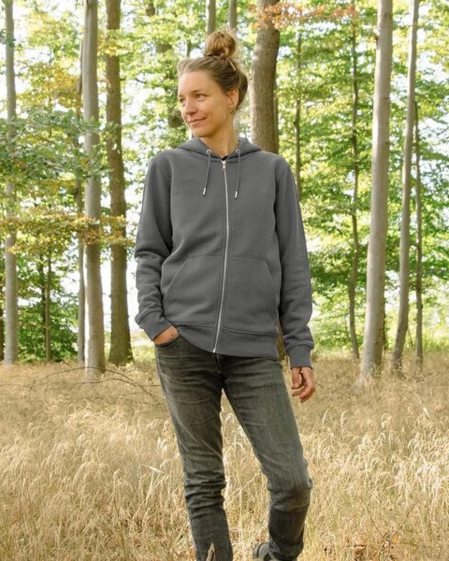 Cmig Erle mit Elster Kapuzenjacke unisex – Ansicht 4