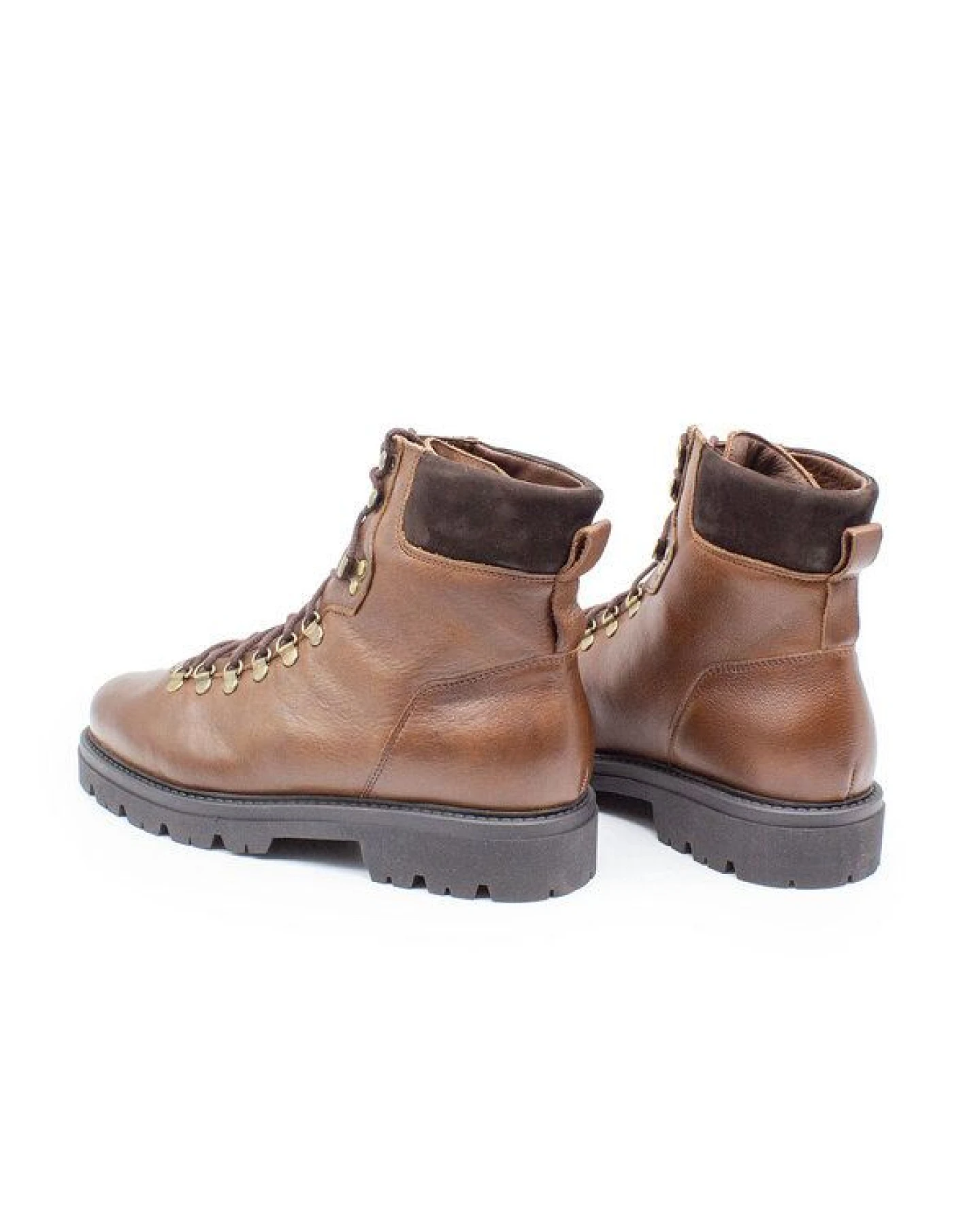 Werner 1911 Bio-Herrenstiefel mit Lammfellfutter - Polarwolf - cognac - IVN-zertifiziert – Ansicht 3