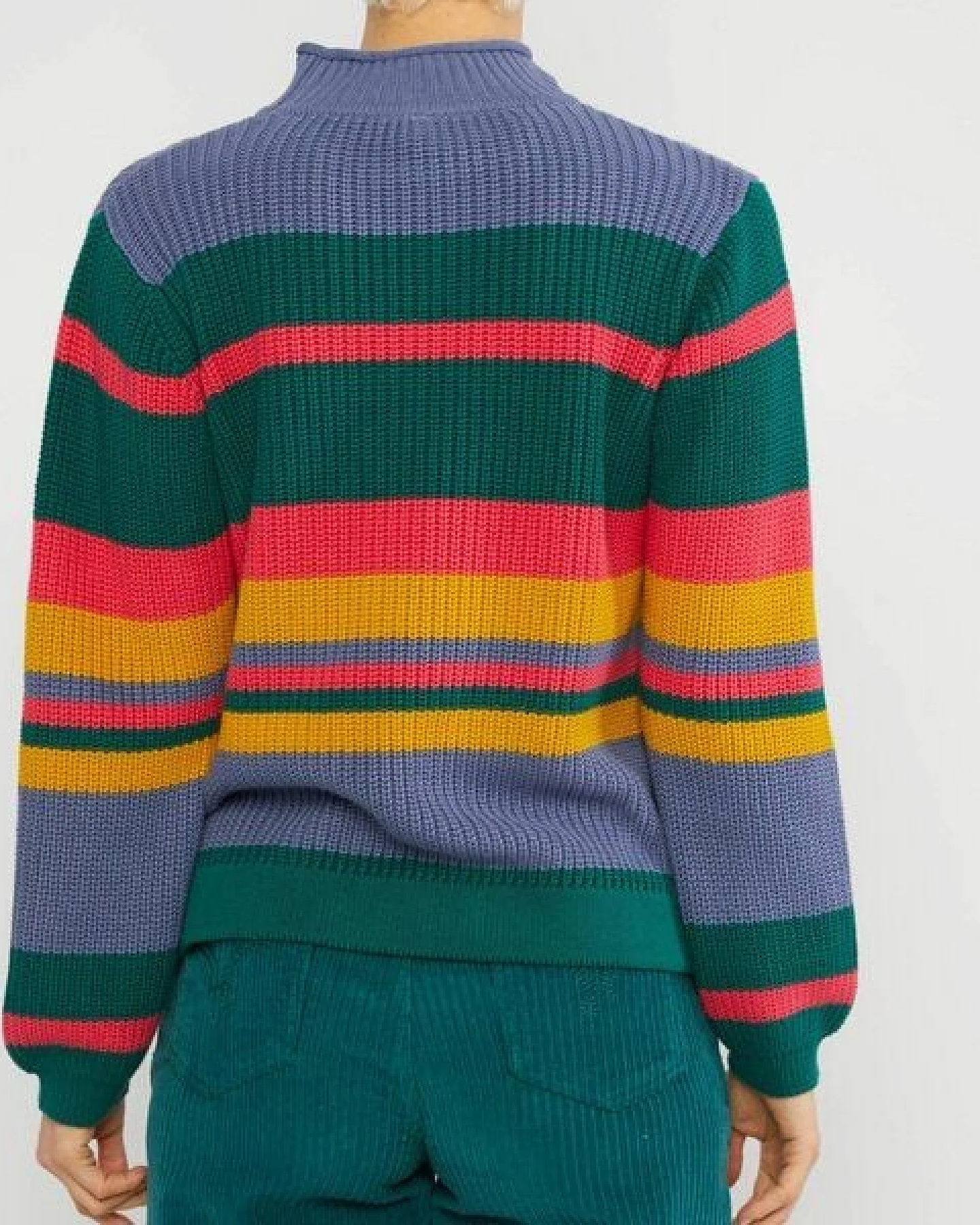 Blutsgeschwister Pullover Braid Up Your Life - Lets Dance Stripes – Ansicht 3