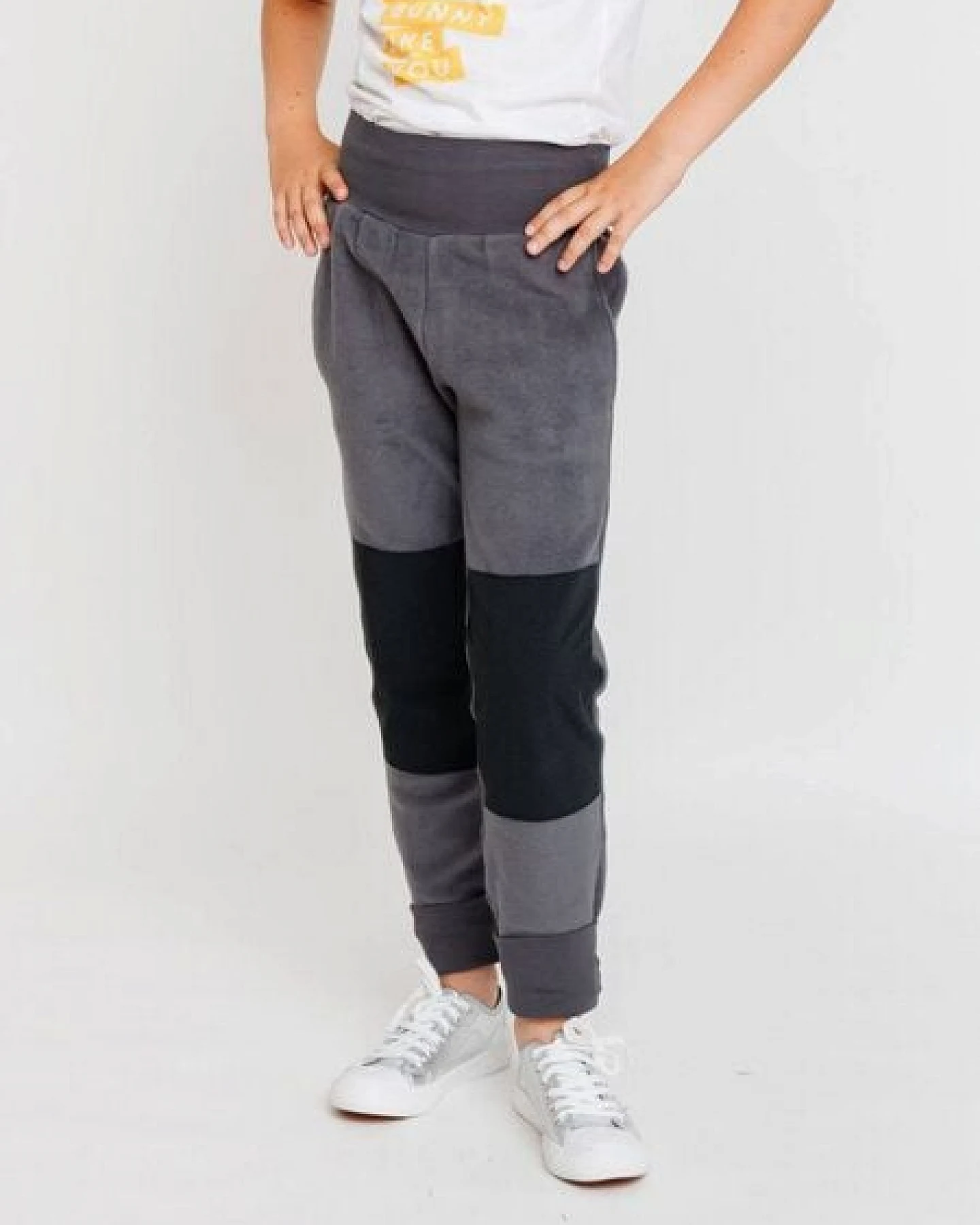 Babbily Verstellbare Fleece Hose mit robustem Knie - 100% Bio-Baumwolle – Ansicht 4