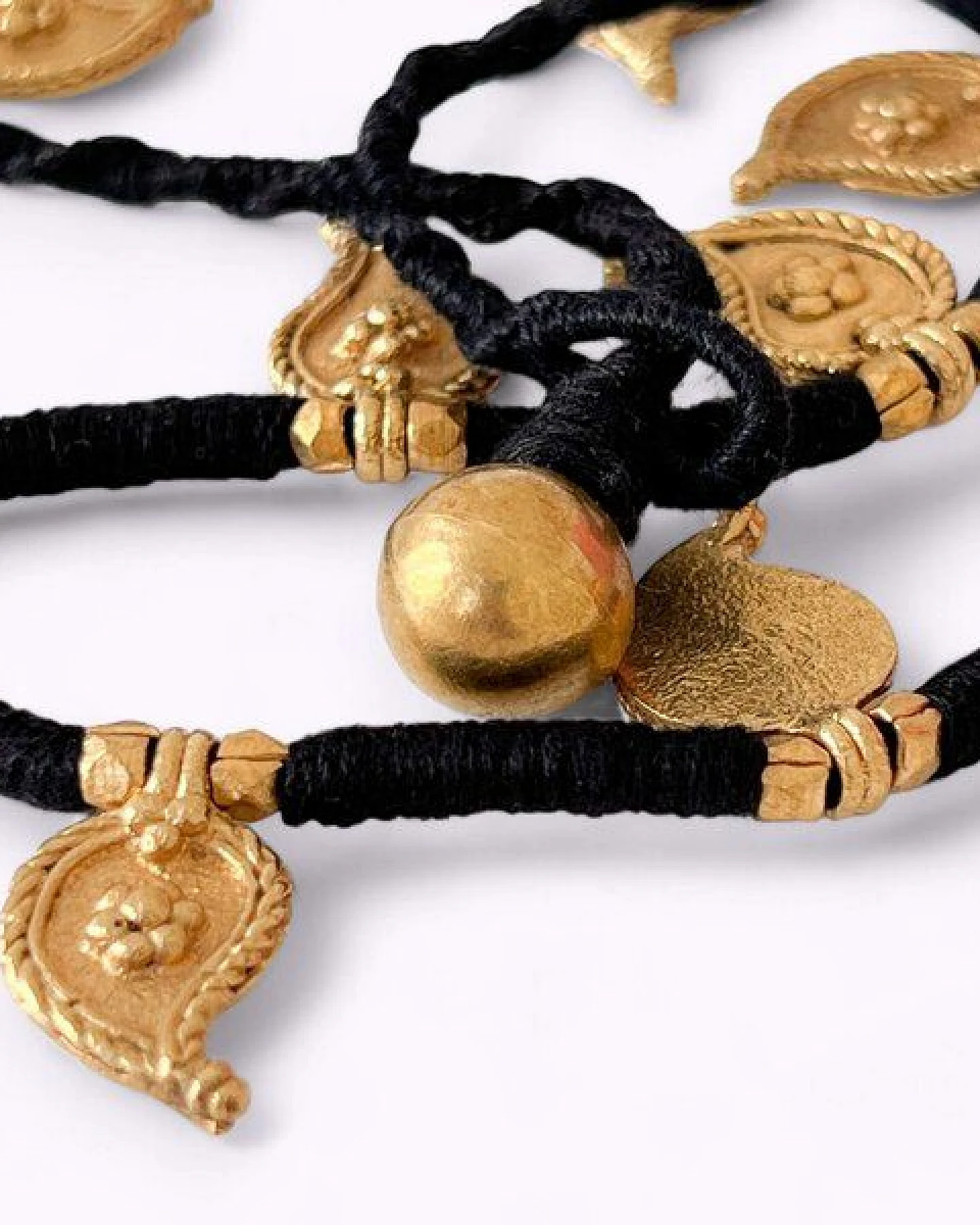 KIKOONI Dokra Kette "Teardrops" – Ansicht 2