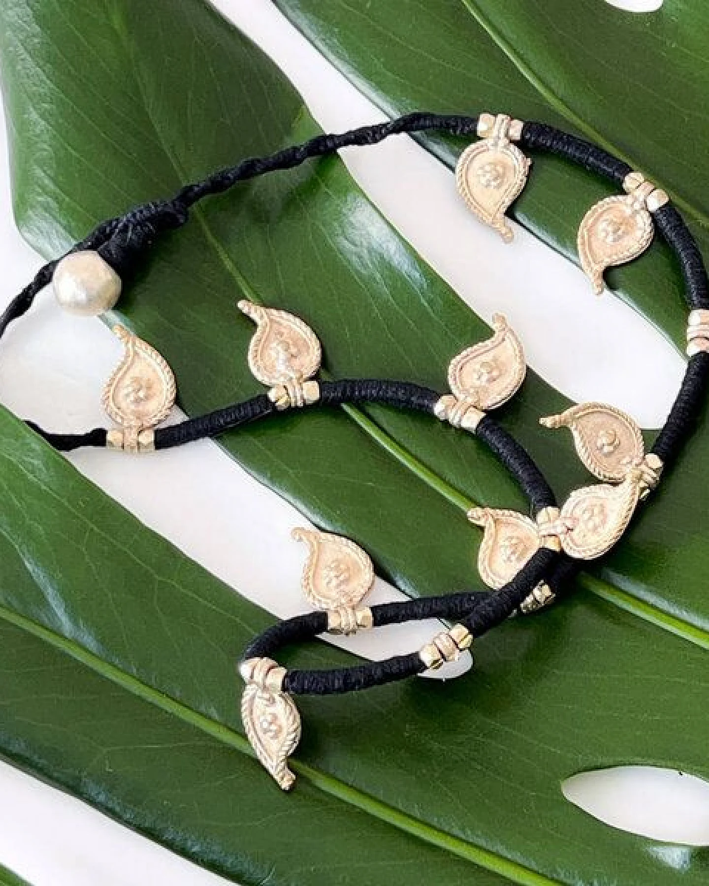 KIKOONI Dokra Kette "Teardrops" – Ansicht 3