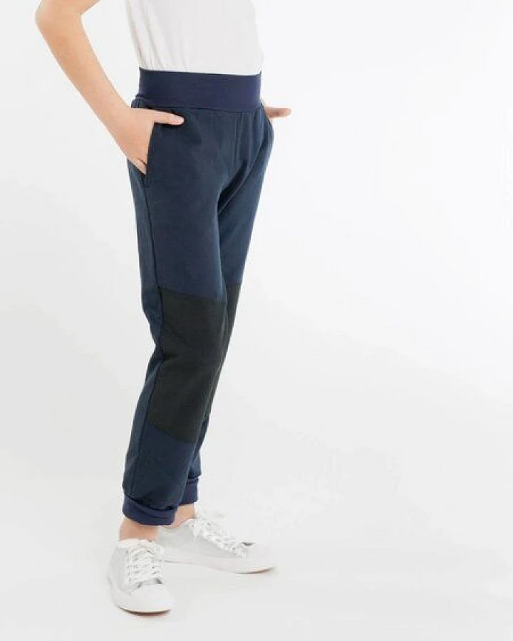 Babbily Verstellbare Thermohose aus Bio-Baumwolle mit verstärkten Knien - mitwachsend