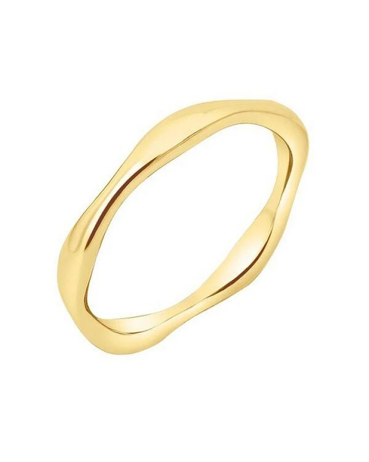 Eppi Silberner gewellter Ring Jax