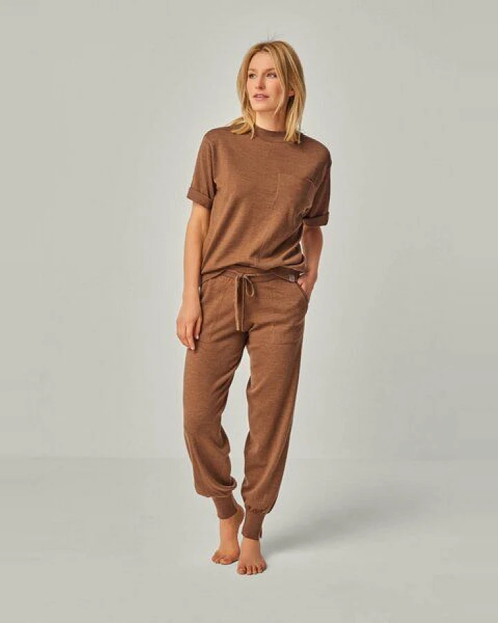 YOU LOOK PERFECT Merino Loungewear Set „Stricktop Elfie & Strickhose Bella"