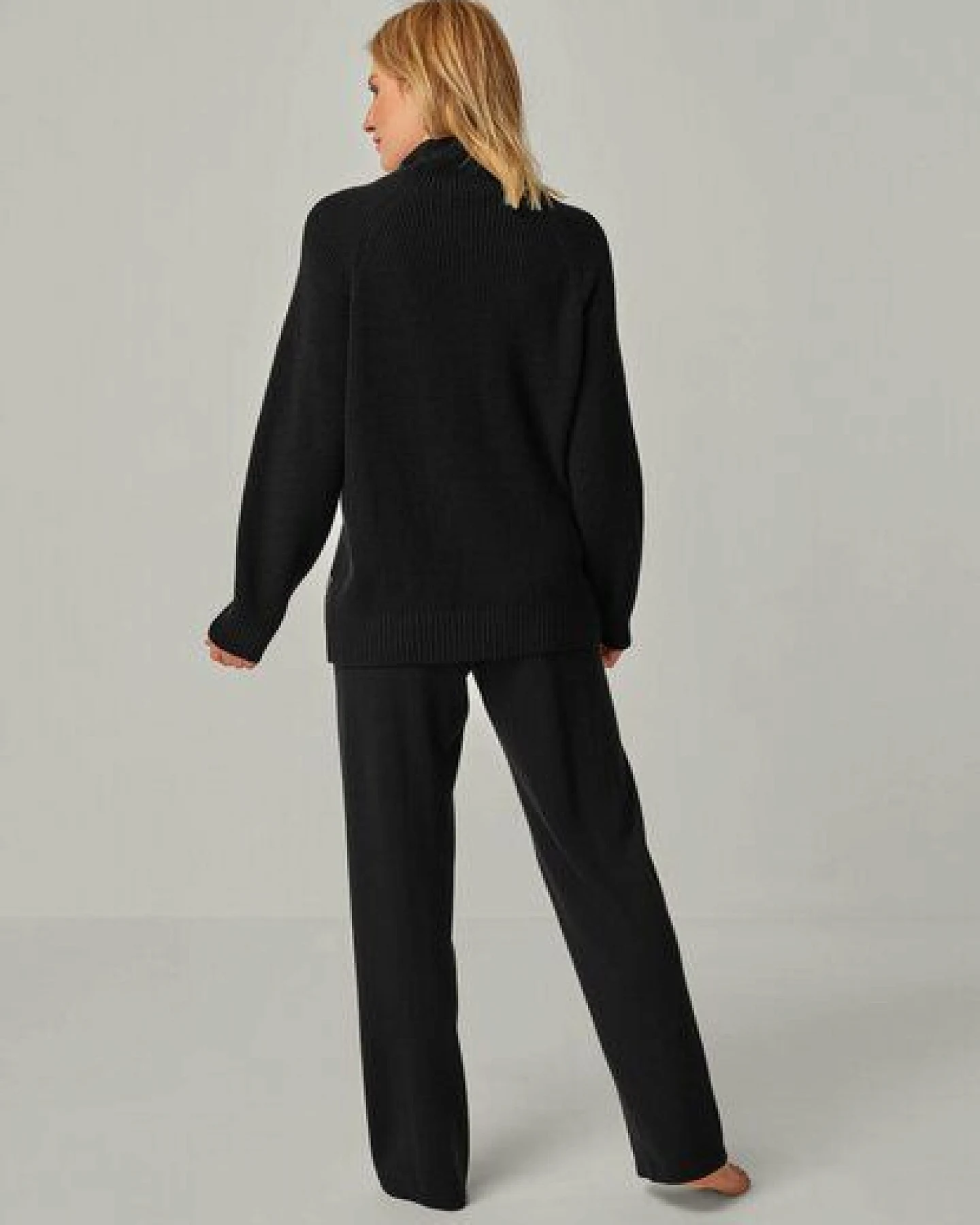YOU LOOK PERFECT Merino Loungewear Set „Strickpullover Eve & Strickhose Elisa" – Ansicht 3