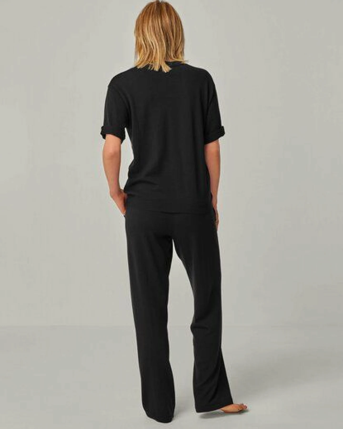 YOU LOOK PERFECT Merino Loungewear Set „Stricktop Elfie & Strickhose Elisa" – Ansicht 3