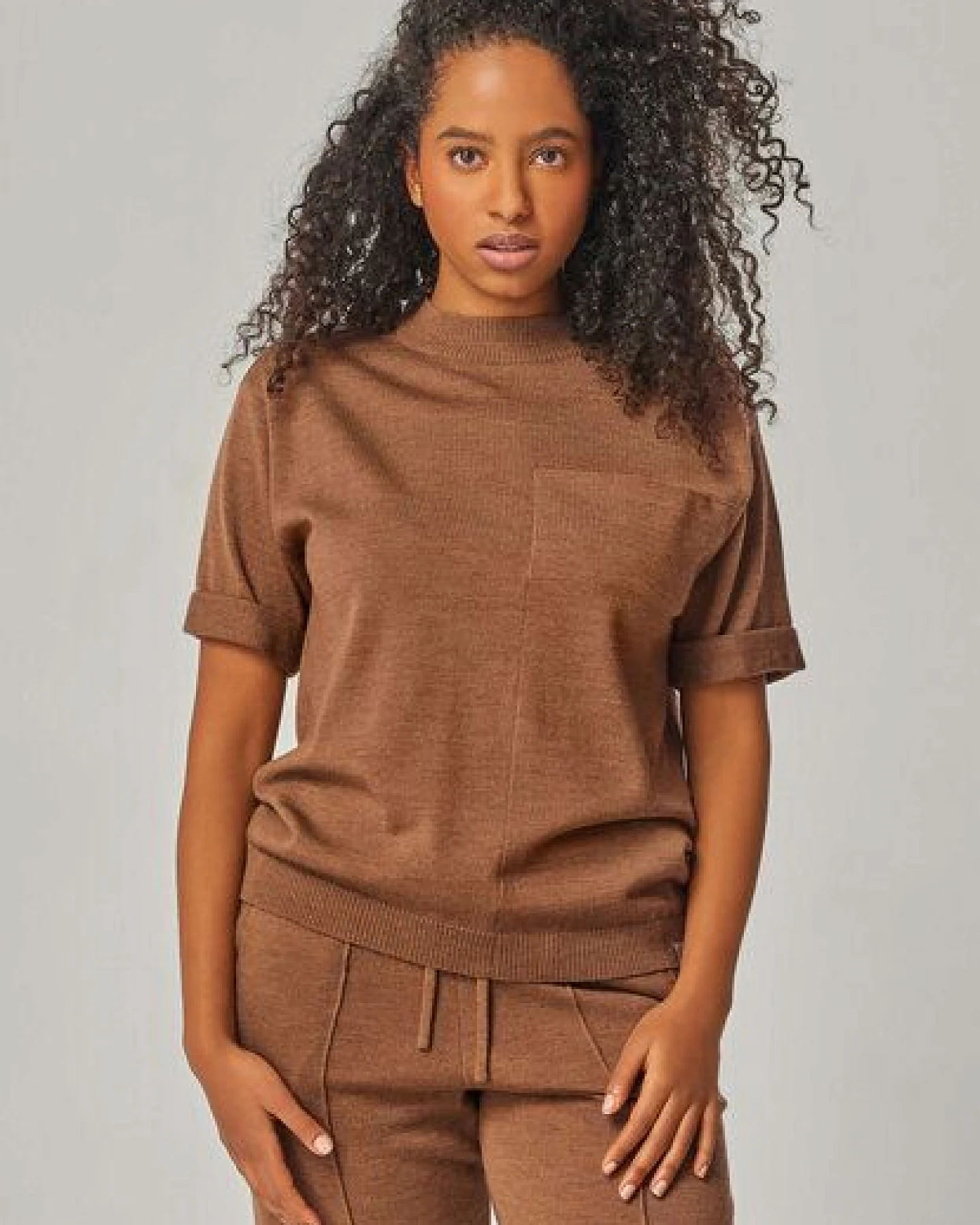 YOU LOOK PERFECT Merino Loungewear Set „Stricktop Elfie & Strickhose Elisa" – Ansicht 4